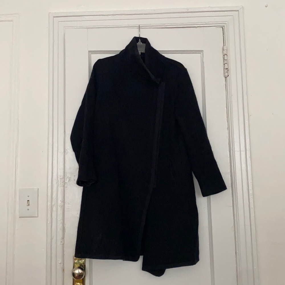 Babaton black wool coat